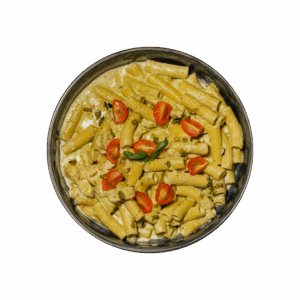 Pâtes poulet pesto